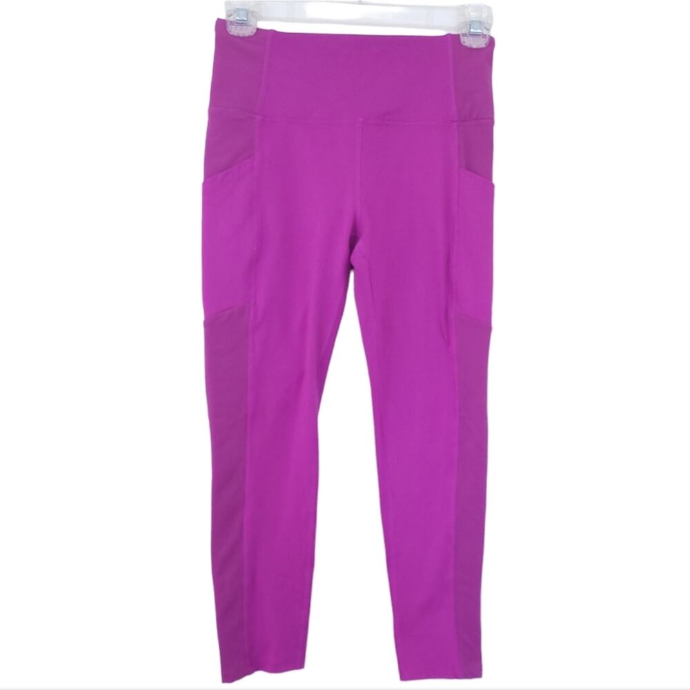 Marika Workout Leggings Small 21", Side Phone Pockets, Athletic, Yoga Athleisure